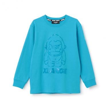 ファニーゴリラジェルプリント長袖Tシャツ