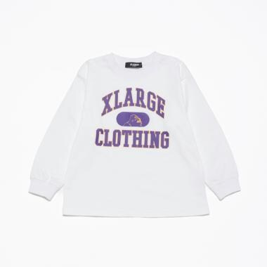 【人気商品再入荷】【直営店で取り扱い無し】カレッジロゴ長袖Tシャツ