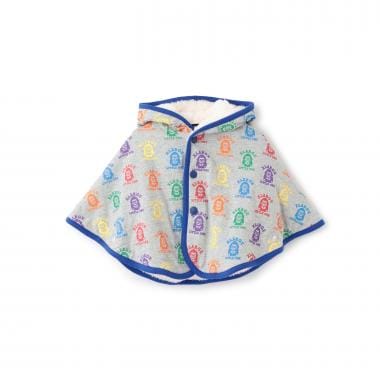 カラフルファニーゴリラポンチョ