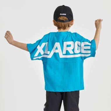 バックロゴ 切り替え半袖Tシャツ