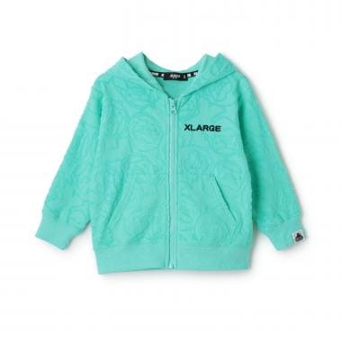 ファニーゴリラパイルジャカードジップパーカー