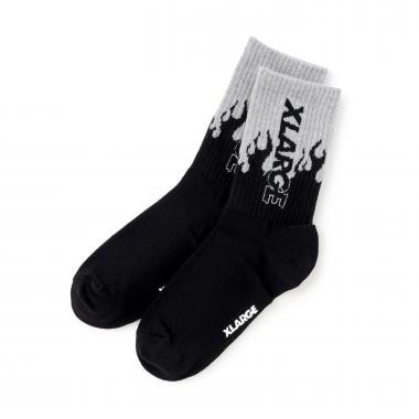 ファイヤーパターン クルーソックス