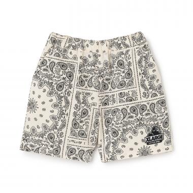 バンダナ総柄 パナマ織ショートパンツ