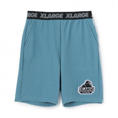 ウエストロゴ ワッフル素材ショートパンツ