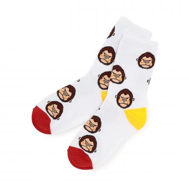 ファニーゴリラ カラフルクルーソックス