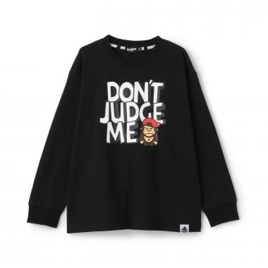 ファニーゴリラメッセージ長袖Tシャツ