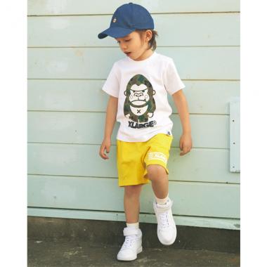 迷彩ファニーゴリラTシャツ(80 白): キッズ - ナルミヤ
