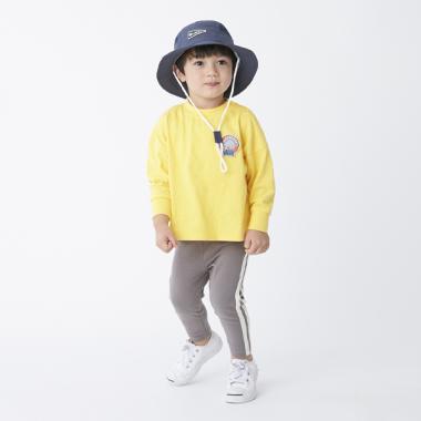 サイドラインストレッチバッグレギンス