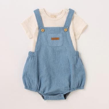 ショートサロペットセット