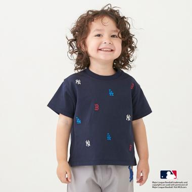 【MLB】ロゴ刺しゅうTシャツ