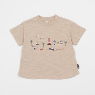 【接触冷感】マリンタウンTシャツ