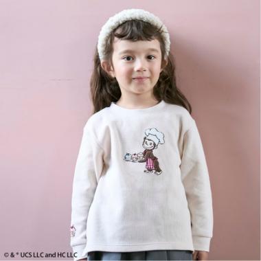 【おさるのジョージ】グラフィック長袖Tシャツ