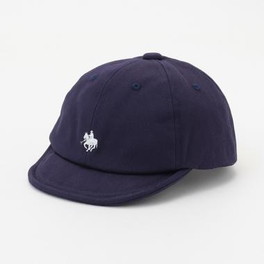 90s USA製 POLO SPORT キャップ 刺繍 ナス紺 サンフェード