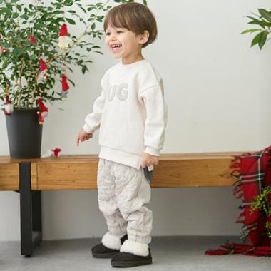 切替キルティングパンツ