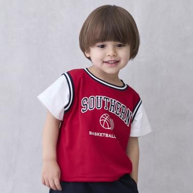 【接触冷感】ユニフォームドッキング半袖Tシャツ