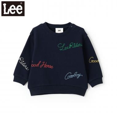 【Lee】ロゴ刺繍トレーナー