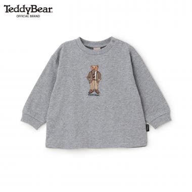 【TeddyBear】刺しゅう長袖Tシャツ