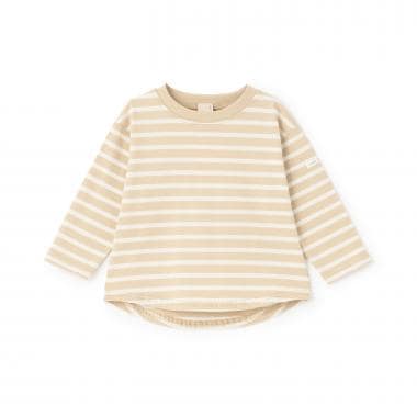 【食品防汚】ボーダー長袖Tシャツ