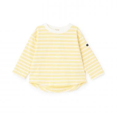 【食品防汚】ボーダー長袖Tシャツ