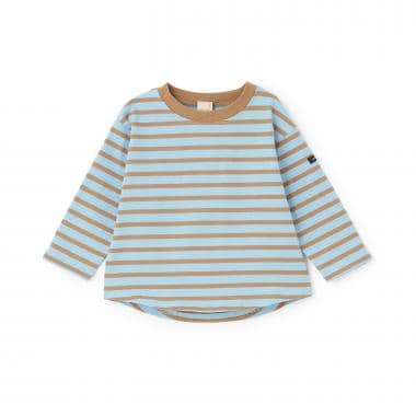 【食品防汚】ボーダー長袖Tシャツ