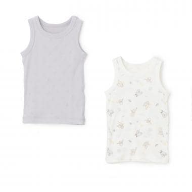 【弱酸性】男児タンク肌着2P