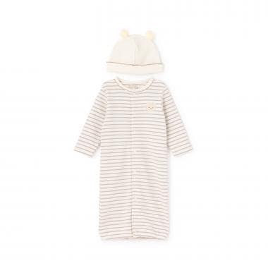 帽子つき2wayオール