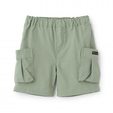 のびのびツイルポケットショートパンツ