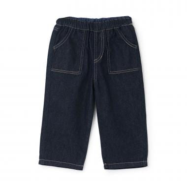 柔らか加工デニムロングパンツ