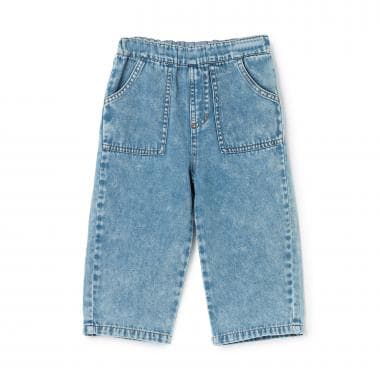 柔らか加工デニムロングパンツ