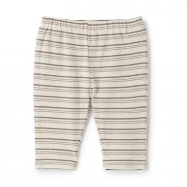 【接触冷感】ボーダーテレコ7分丈レギンス