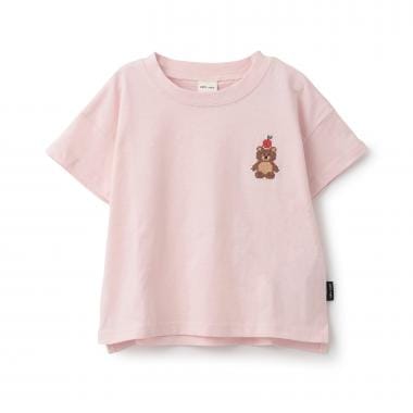 【食品防汚】刺しゅう半袖Tシャツ