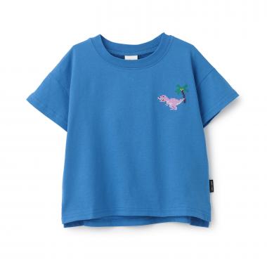 【食品防汚】刺しゅう半袖Tシャツ