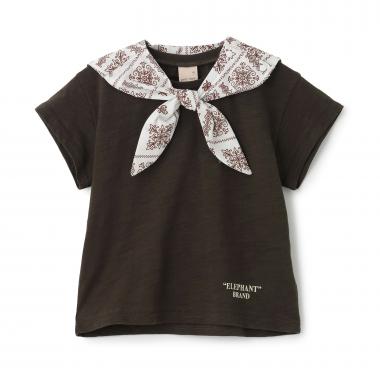 【ELEPHANT】セーラー衿取り外し半袖Tシャツ