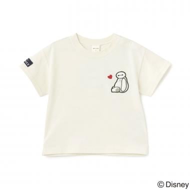 【Disney】【接触冷感】ベイマックス / アップリケTシャツ