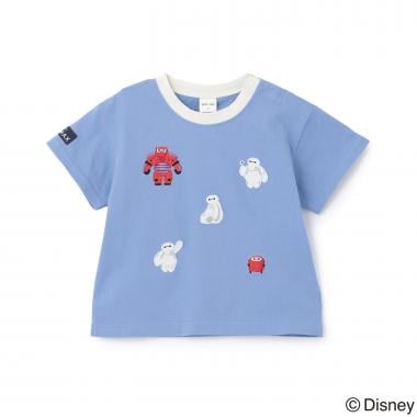 【Disney】【接触冷感】ベイマックス / アップリケTシャツ