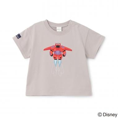 【Disney】【接触冷感】ベイマックス / アップリケTシャツ