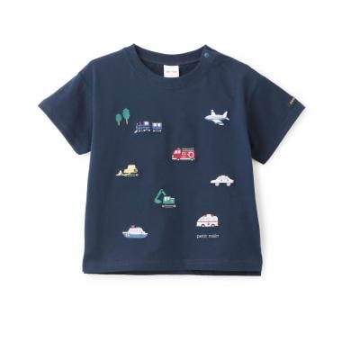 【接触冷感】働く車刺しゅう半袖Tシャツ