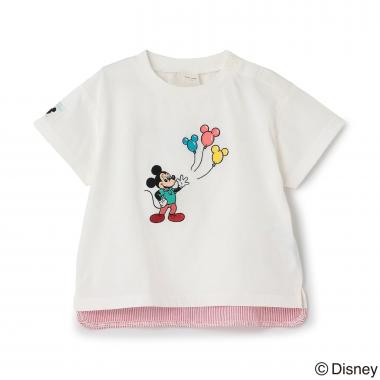 【Disney】アソートアップリケ半袖Tシャツ