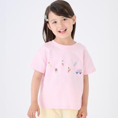 【接触冷感】前後で着れる2WAY半袖Tシャツ