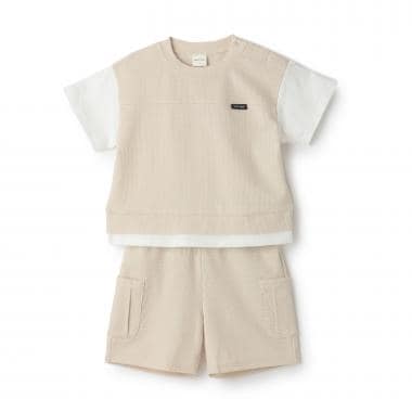 【接触冷感】ドッキングカットセットアップ