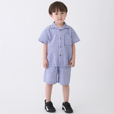 チェック布帛セットアップ