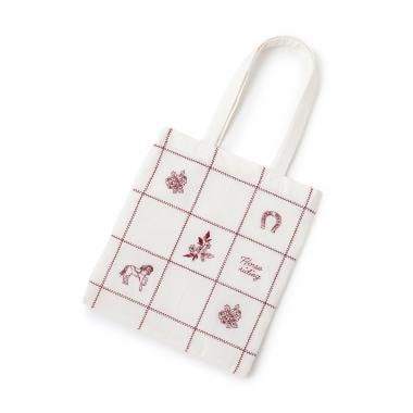 【親子リンク】インド綿刺しゅうトートバッグ