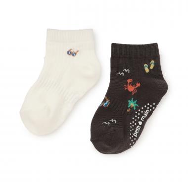 BOY吸水速乾ソックス2P