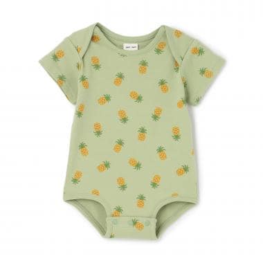 半袖ロンパース