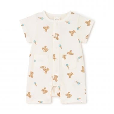 半袖カバーオール