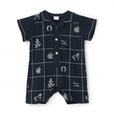 【リンク】インド綿刺しゅうカバーオール