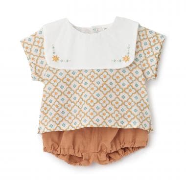 おひさま柄セットアップ