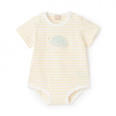 【オーガニック】海の生き物ロンパース