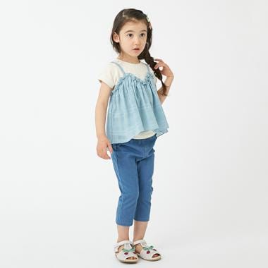 ストレッチ7分丈パンツ