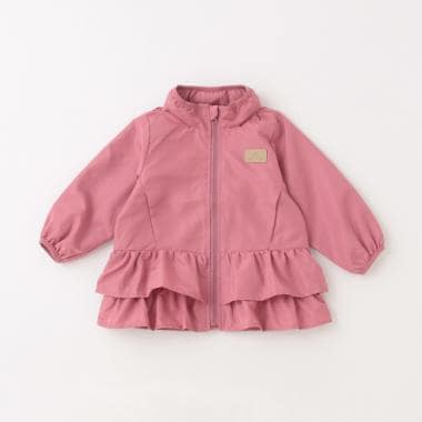 【リンク】【撥水加工】フリルウィンブレ